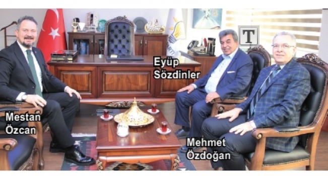 ÇOSB yönetiminden AK Parti Tekirdağ İl Başkanı Mestan Özcan’a ziyaret