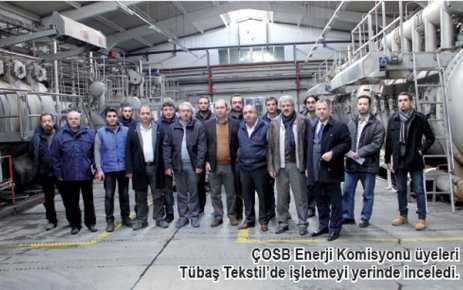 ÇOSB Enerji Komisyonu enerji verimliliğini değerlendirdi