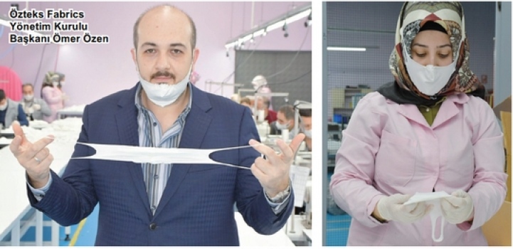 Özteks Fabrics yıkanabilir maske üretti