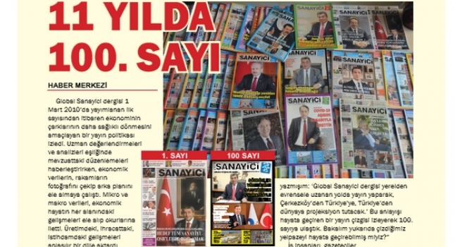 11 yılda 100. sayı