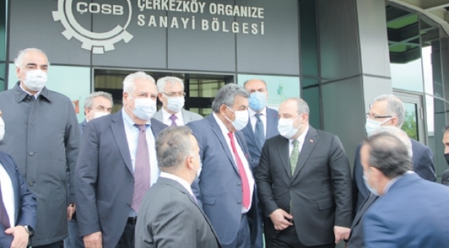 Sanayi ve Teknoloji Bakanı Varank’tan ÇOSB’ye ziyaret