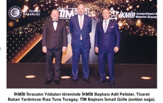 İKMİB İhracatın Yıldızları Ödül Töreni'ne ÇOSB damgası…