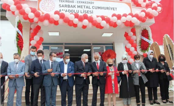 Sarbak Metal Cumhuriyet Anadolu Lisesi açıldı