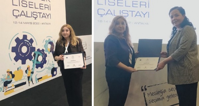 Özel ÇOSB MTAL öğretmeni Women of Science Projesi ile Tekirdağ’ı temsil etti