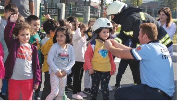 ÇOSB’de İtfaiye Haftası çeşitli etkinliklerle kutlandı