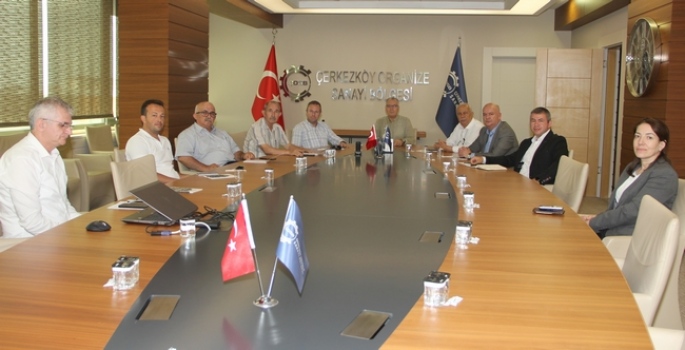 Kırklareli OSB yöneticileri Özel ÇOSB MTAL’yı ziyaret etti
