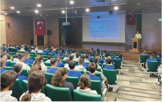 Öğrencilere ‘İş Güvenliği’ eğitimi