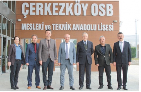 Lüleburgaz Kaymakamı Salih Yüce’den ÇOSB’ye ziyaret