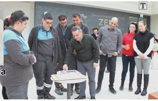 Arçelik ÇOSB ZEKA’da birinci yılını pasta keserek kutladı
