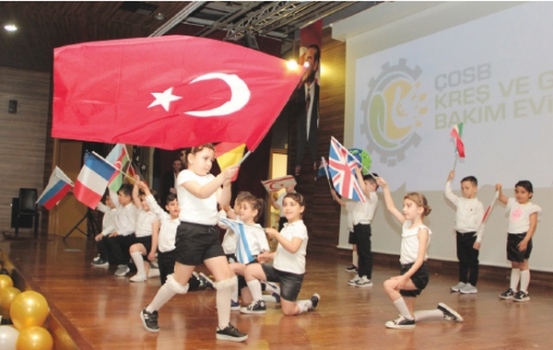 Özel ÇOSB Kreş ve Gündüz Bakımevi’nde muhteşem mezuniyet töreni