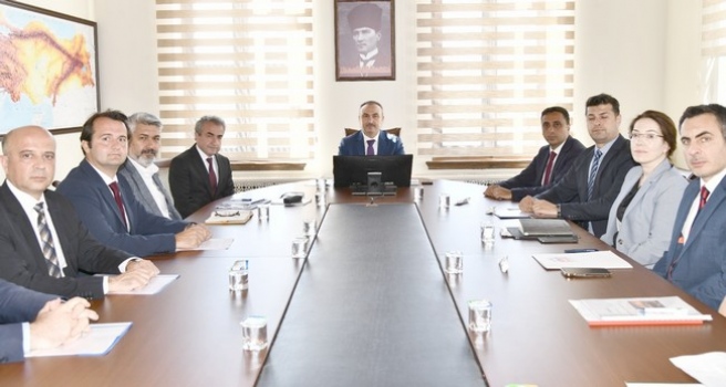 Tekirdağ Valisi Soytürk’e Tekirdağ sanayi hakkında brifing verildi
