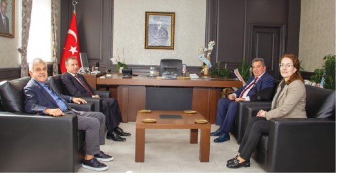ÇOSB Yönetim Kurulu’ndan, Kapaklı Kaymakamı Mustafa Gürdal’a hayırlı olsun ziyareti…