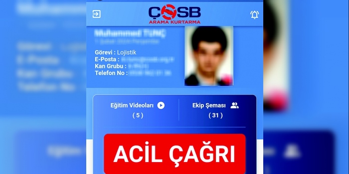 ÇOSB Ekibi için “Acil Durum Mobil Uygulaması” geliştirildi