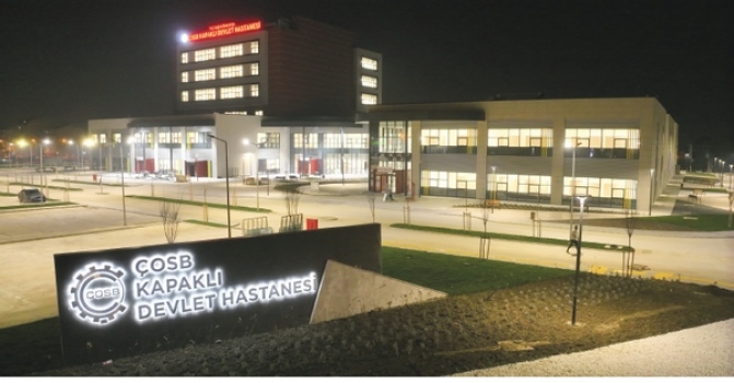 ÇOSB Kapaklı Devlet Hastanesi Tamamlandı