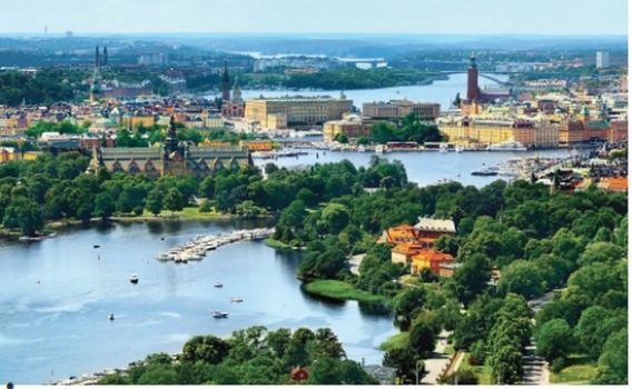 ​​​​​​​İsveç ve Stockholm yakın plan