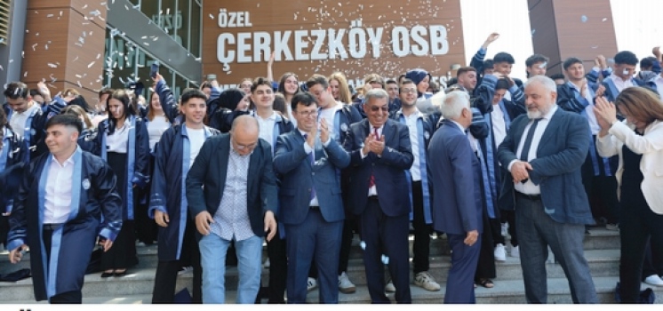 Özel ÇOSB MTAL’de mezuniyet coşkusu