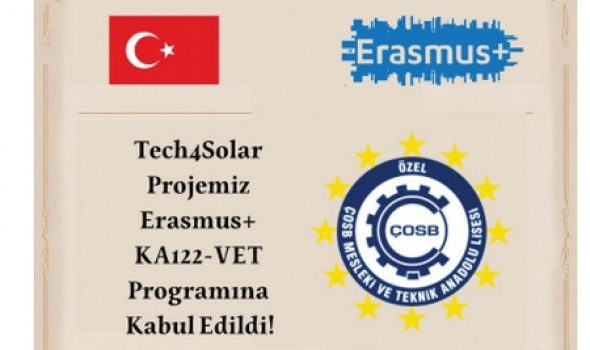 Meslek Lisesi'nin Erasmus+ Projesi Ulusal Ajans'tan onay aldı