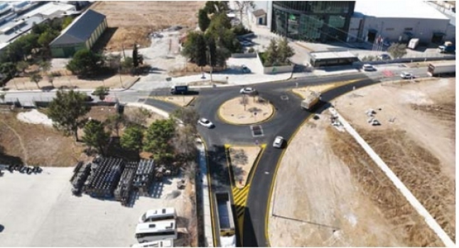 Atatürk Caddesi modern bir görünüme kavuştu