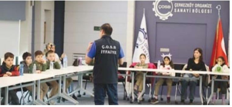 Minik öğrencilere yangın, deprem ve sıfır atık eğitimleri