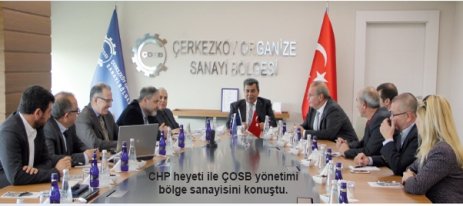 AK Parti ve CHP’den ÇOSB’ye ziyaret 
