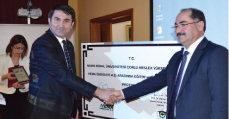 Hema Endüstri ile NKÜ arasında staj protokolü