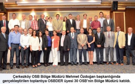 OSBDER Bölge Müdürleri Kurulu’nun gündemi rehberlik ve teftiş