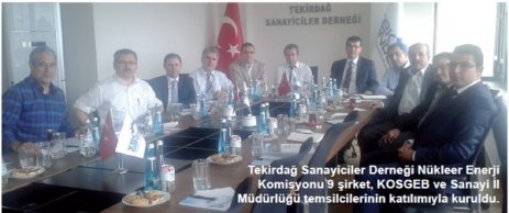 TEKSANDER Nükleer Enerji Komisyonu çalışmalarına başladı