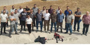 ÇOSB çalışanlarına yüksekte çalışma...