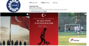 ÇOSB#039;yi Sosyal Medyada takip...