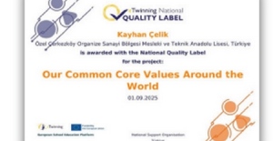 MTAL’ye eTwinning'den Kalite Etiketi gururu